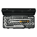 ELORA 770-OKLAMU 1/2" BI-HEXAGON SOCKET SET METRIC