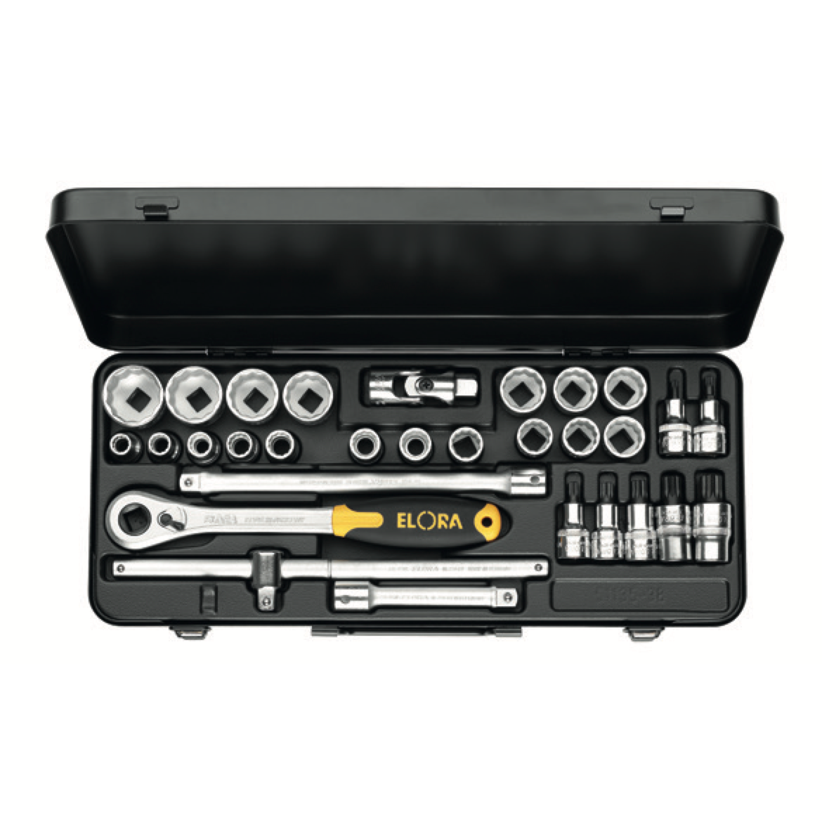 ELORA 770-OKLXZNU/ZNK 1/2" BI-HEXAGON SOCKET SET METRIC