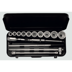 ELORA 770-S10 KA 3/4" BI-HEXAGON SOCKET SET INCHES 16PCS