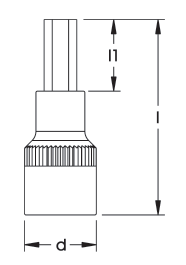 ELORA 770-SIN SCREWDRIVER SOCKET 3/4"