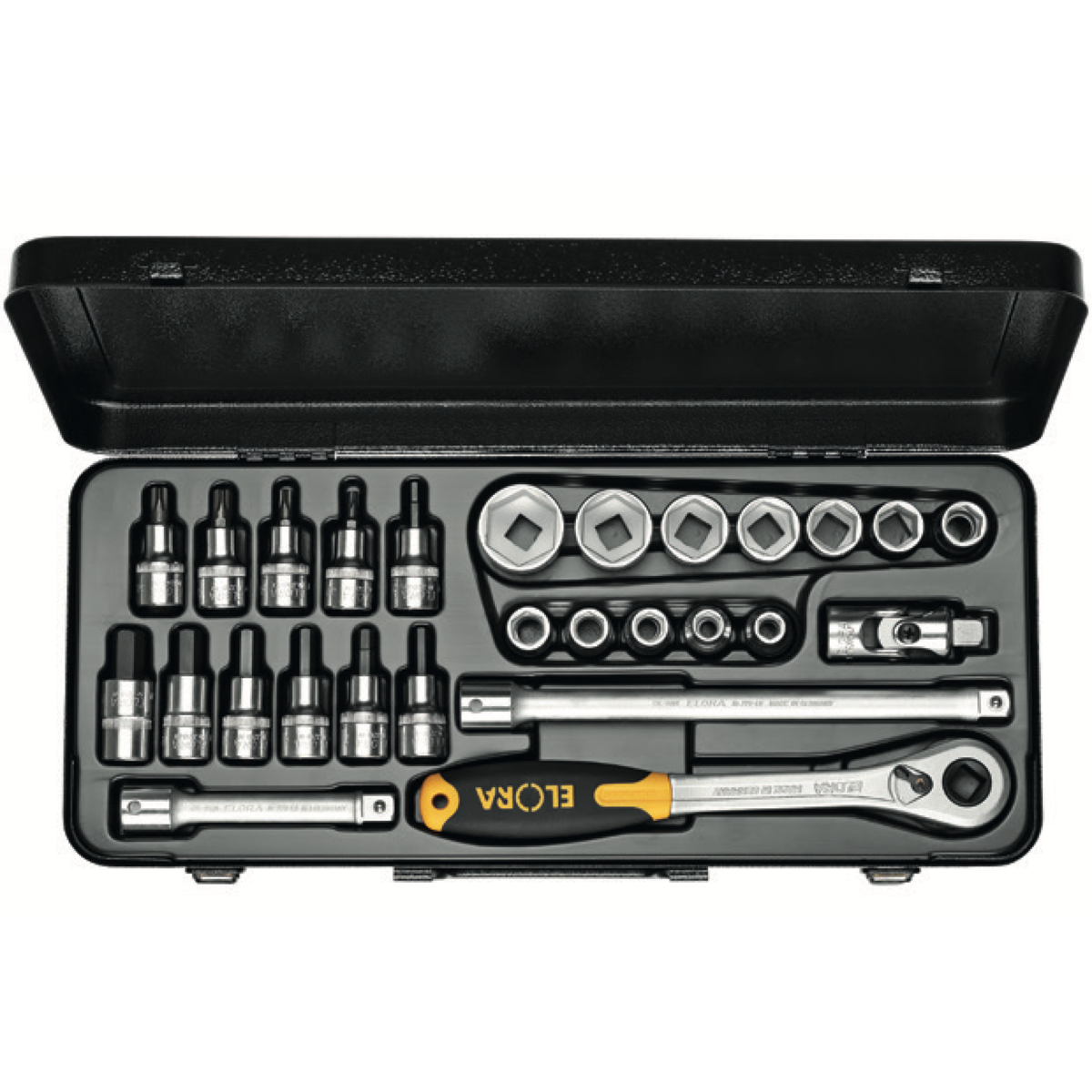 ELORA 771-LMITTXU/XK 1/2" HEXAGON SOCKET SET METRIC 30PCS