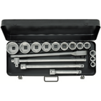 ELORA 771-S12 MU 3/4" HEXAGON SOCKET SET METRIC 16PCS