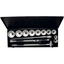 ELORA 780-10M 1" BI-HEXAGON SOCKET SET METRIC 14PCS