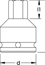 ELORA 789IN IMPACT SCREWDRIVER SOCKET 3/8"