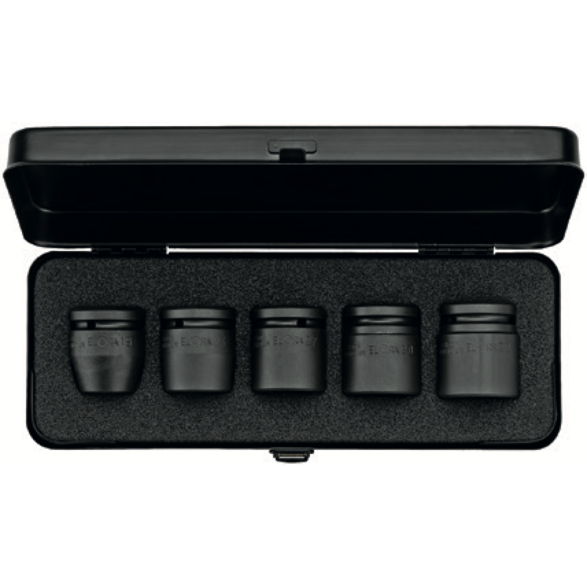 ELORA 791 S5 3/4" IMPACT SOCKET SET METRIC