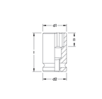 ELORA 798-E 1/2" IMPACT SOCKET