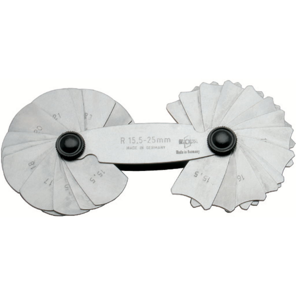 ELORA 8421 RADIUS GAUGE, CONCAVE AND CONVEX