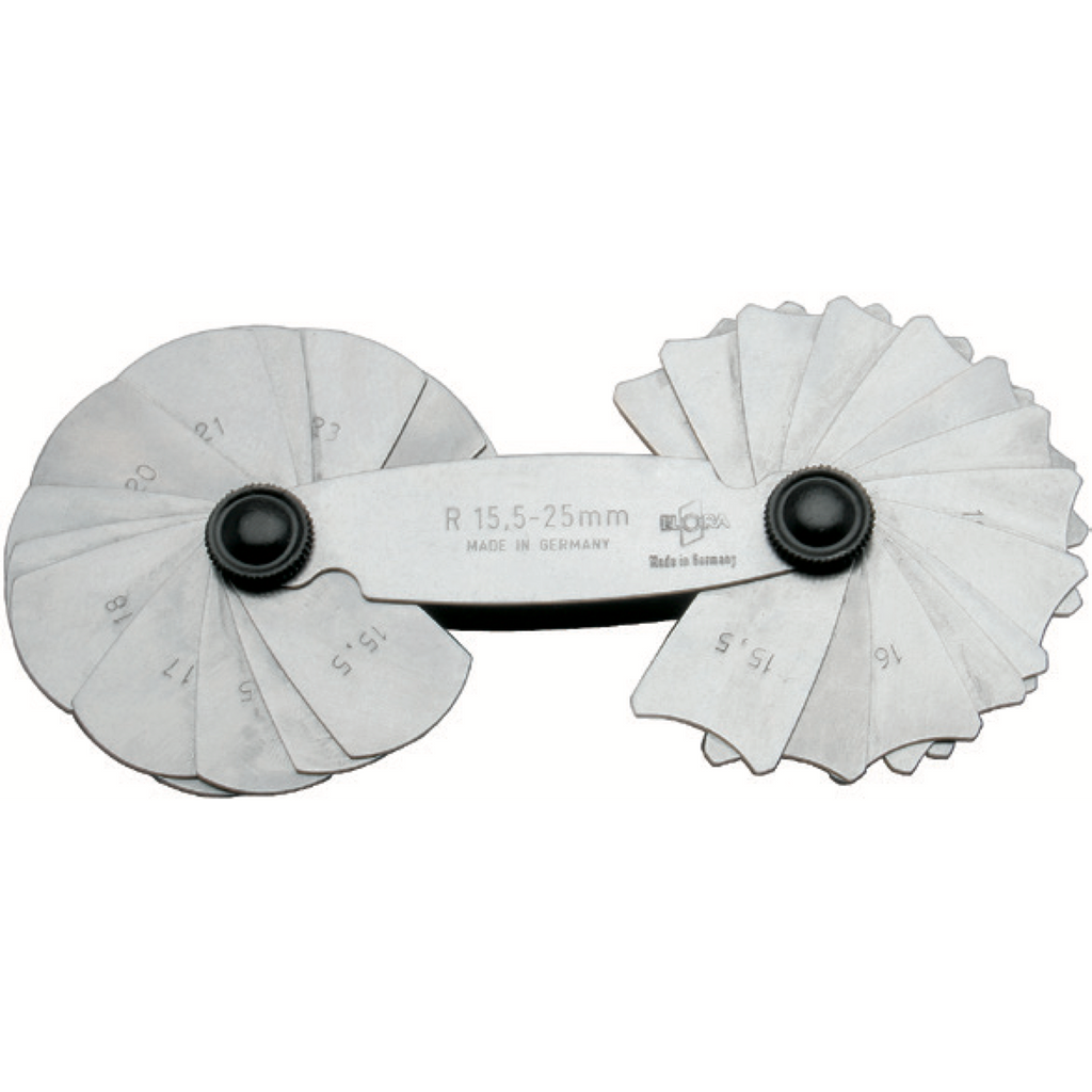 ELORA 8423 RADIUS GAUGE, CONCAVE AND CONVEX