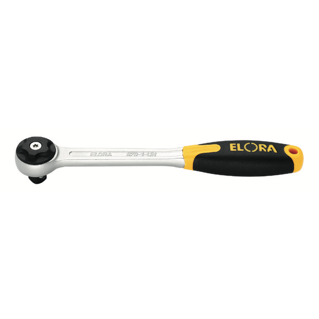 ELORA 870-1UN REVERSIBLE RATCHET 3/8", FINE TOOTH