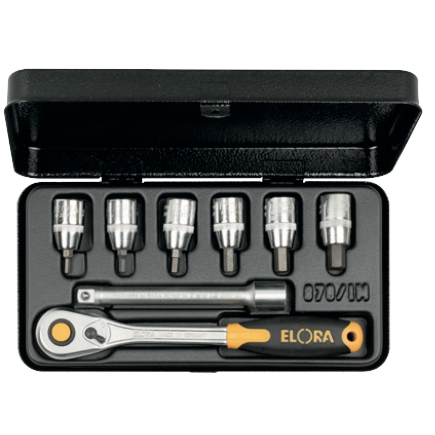 ELORA 870-INMU 3/8" HEXAGON SOCKET SET METRIC Main image