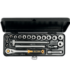 ELORA 871-JSU 3/8" HEXAGON SOCKET SET METRIC 20PCS