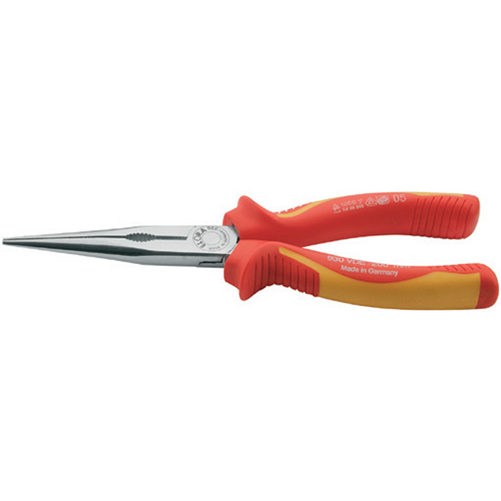 ELORA 930 VDE SNIPE NOSE PLIER WITH HANDLE INSULATION