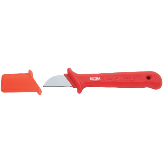 ELORA 977 VDE CABLE KNIFE WITH STRAIGHT BLADE Main image