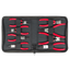 ELORA JUBI 304-S8 CIRCLIP PLIER SET NYLON BAG WITH ZIP FASTENER 8PCS