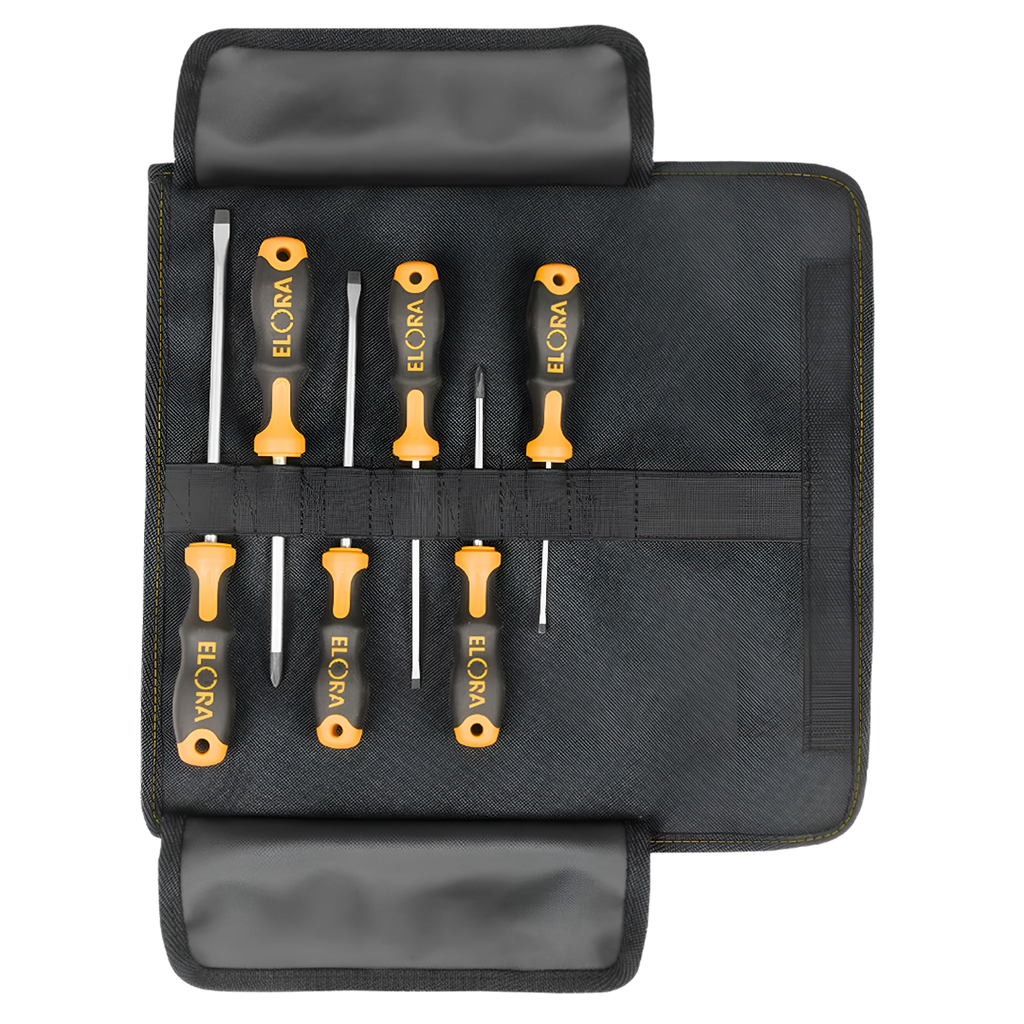 ELORA JUBI 500-S6 SCREWDRIVER SET ROLL UP BAG