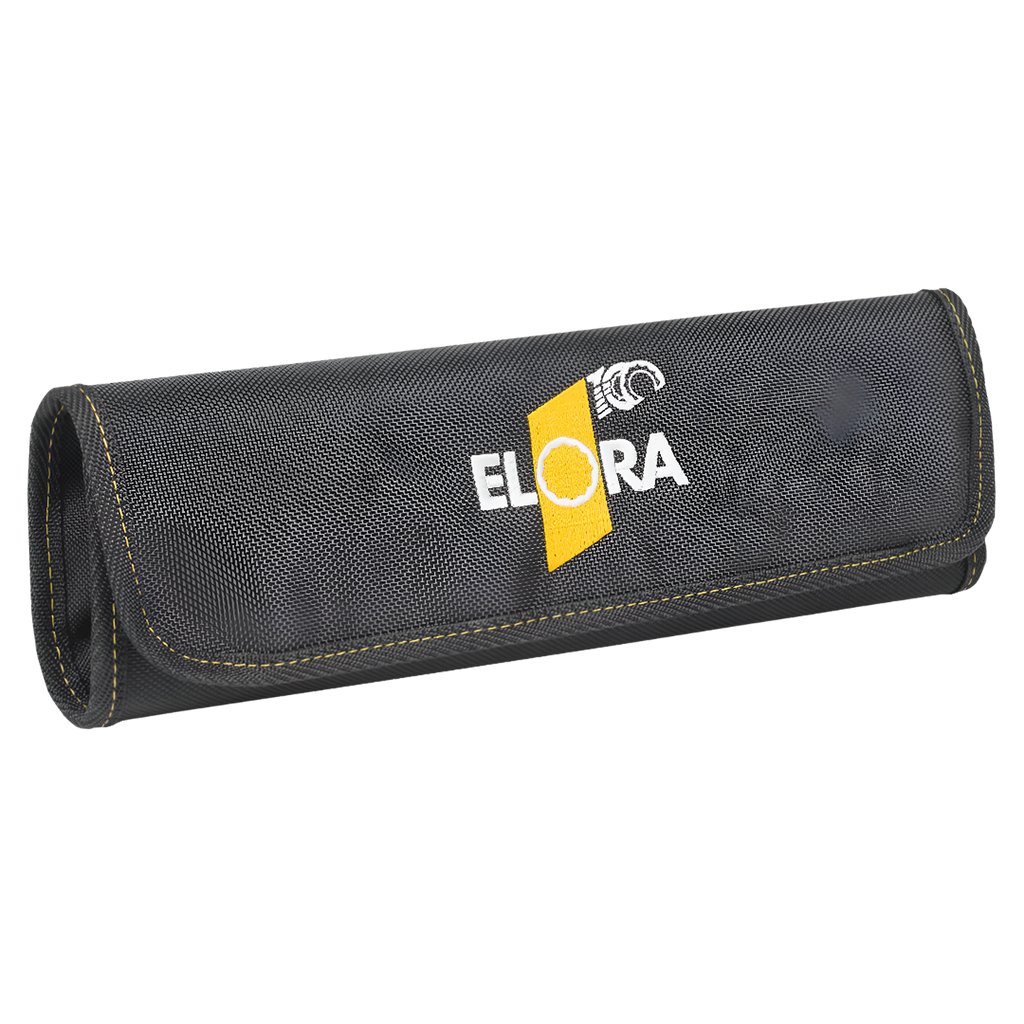 ELORA JUBI 600-S6 SCREWDRIVER SET WOODEN HANDLE ROLL UP BAG