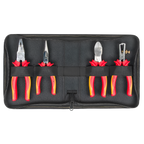 ELORA JUBI 903-S4 VDE PLIER SET NYLON BAG WITH ZIP FASTENER 4PCS