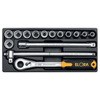 ELORA MS-11L 1/2" MODULE SOCKET SET EMPTY MODULE
