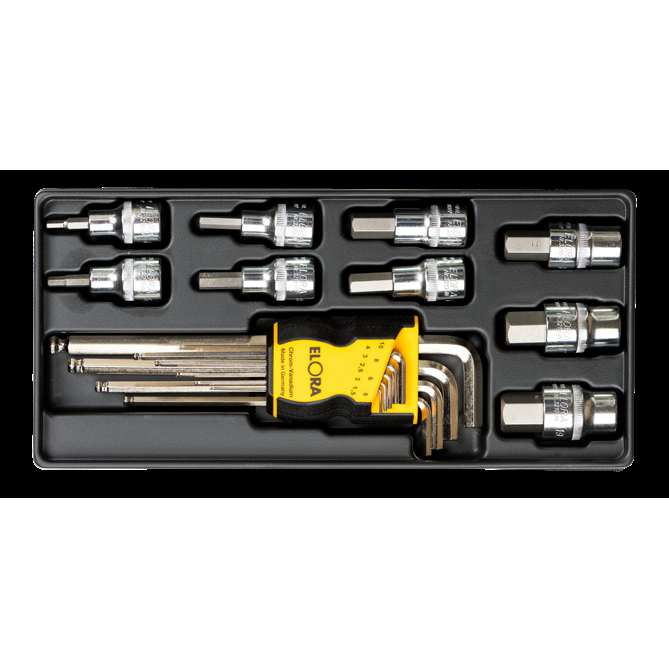 ELORA MS-13L 1/2" MODULE SOCKET SET ALLEN KEYS EMPTY MODULE