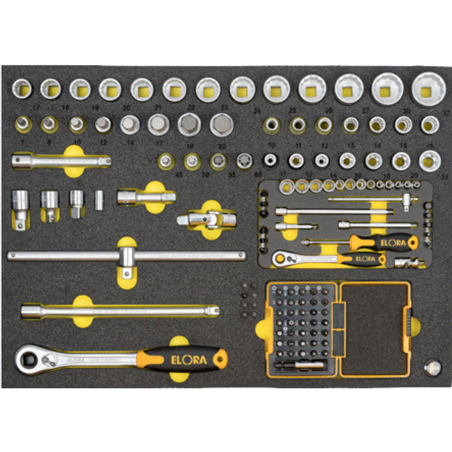 ELORA OMS-46 1/4" MODULE SOCKET SET AND 1/2"