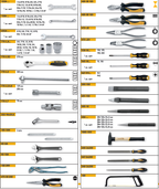 ELORA WS-3A 79 INCHES TOOL ASSORTMENT