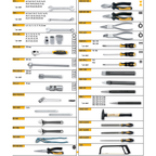 ELORA WS-3M 80 PCS METRIC TOOL ASSORTMENT