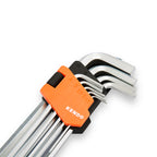 KENDO 9PC BALL END HEX KEY SET, ALLEN KEY, 20735, 20736, 20737