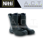 Nitti 23281, Safety Shoes, High Cut Pull-on [BLACK]