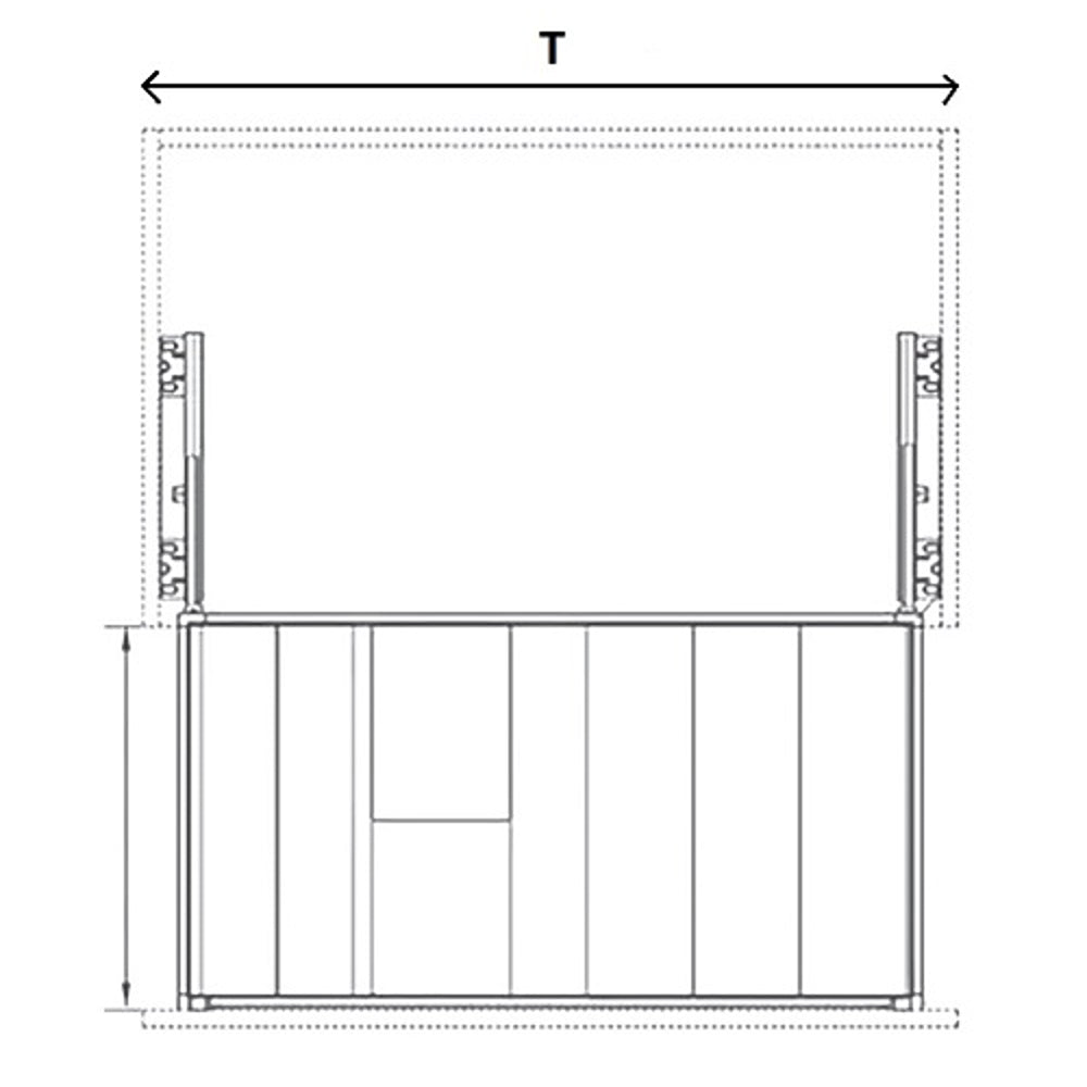 S.H Multifunctional Pull Out Basket With Soft Closing (H210Mm)