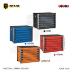 (FORCE 10225) PRACTICAL 5 DRAWER TOOL BOX, EMPTY