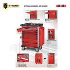 (FORCE 10318) PRACTICAL 8 DRAWER JUMBO TOOL TROLLEY, EMPTY