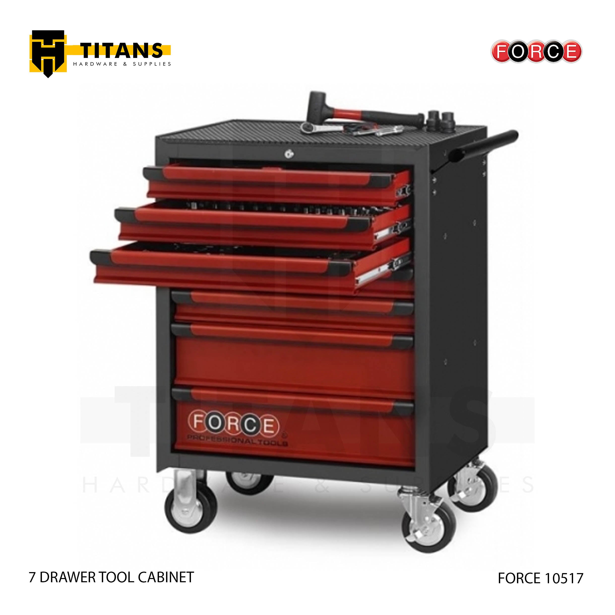 (FORCE 10517) 7 DRAWER TOOL CABINET, EMPTY Secondary image