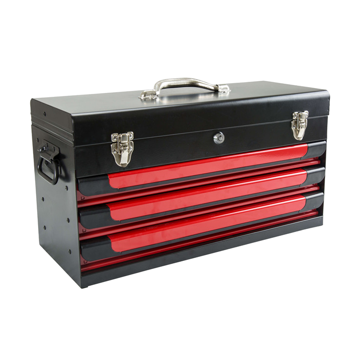 (FORCE 10523) 3 DRAWER GLORY BOX WITH TOP LID, GLOSSY PAINT, EMPTY Main image