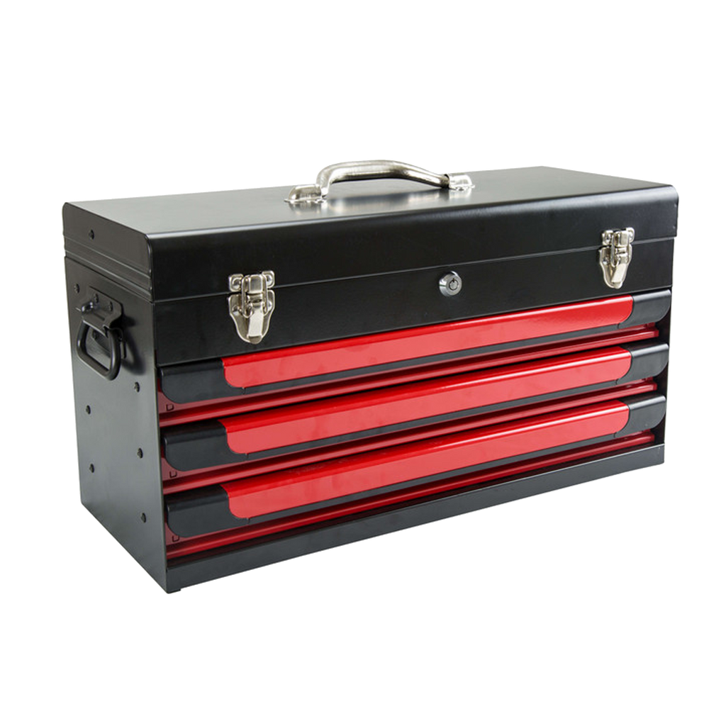 (FORCE 10523) 3 DRAWER GLORY BOX WITH TOP LID, GLOSSY PAINT, EMPTY