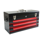 (FORCE 10523) 3 DRAWER GLORY BOX WITH TOP LID, GLOSSY PAINT, EMPTY