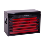 (FORCE 10529) 9 DRAWER GLORY BOX WITH TOP LID, GLOSSY PAINT, EMPTY