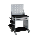 (FORCE 50212) 2-DRAWER SERVICE CART, EMPTY