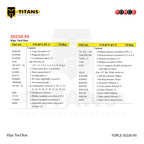 (FORCE 50230-95) 95PCS, TOOL BOX, TOOLS INCLUDED