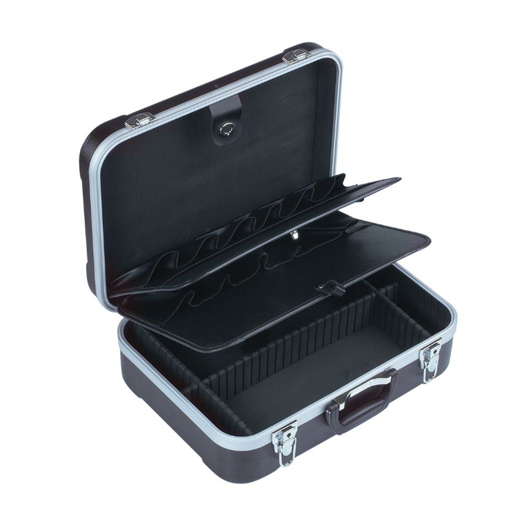 (FORCE 50234) BLACK TOOL SUITCASE, ROLLABLE, EMPTY