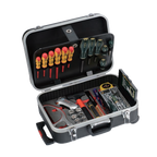 (FORCE 50234-107) 107PCS BLACK TOOL SUITCASE, ROLLABLE, TOOLS INCLUDED