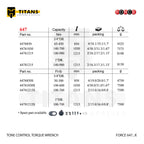 (FORCE 647) TONE CONTROL TORQUE WRENCH (3/4 & 1)" DR