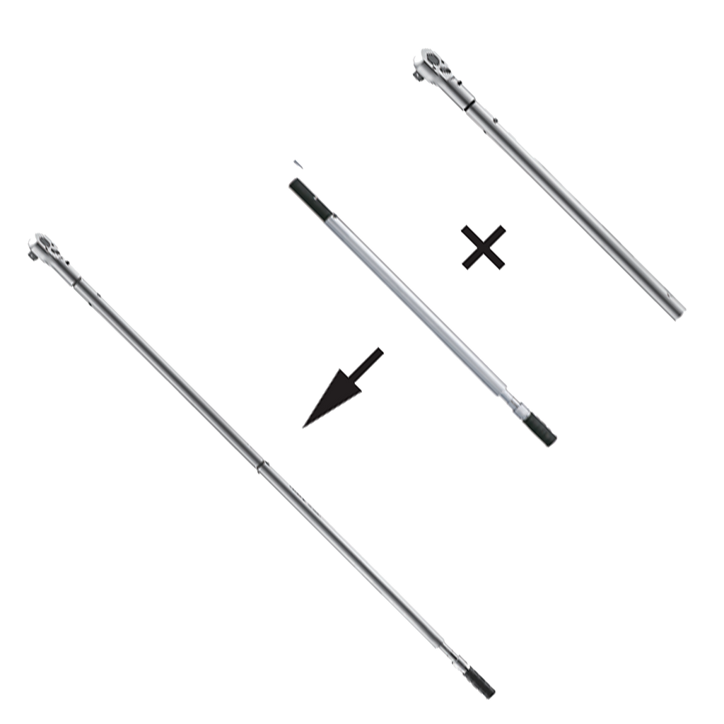 (FORCE 647A) DOUBLE CLICK TORQUE WRENCH (3/4 & 1)" DR.