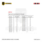 (FORCE 68514) OPEN END WRENCH HEAD (14X18MM)