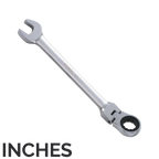 (FORCE 757...F) FLEXIBLE RATCHET WRENCH / INCHES