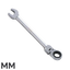 (FORCE 757...F) FLEXIBLE RATCHET WRENCH / METRIC