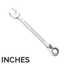 (FORCE 757...R) REVERSIBLE RATCHET WRENCH / INCHES