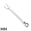 (FORCE 757...R) REVERSIBLE RATCHET WRENCH / METRIC
