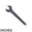 (FORCE 791) SINGLE OPEN END WRENCH / INCHES