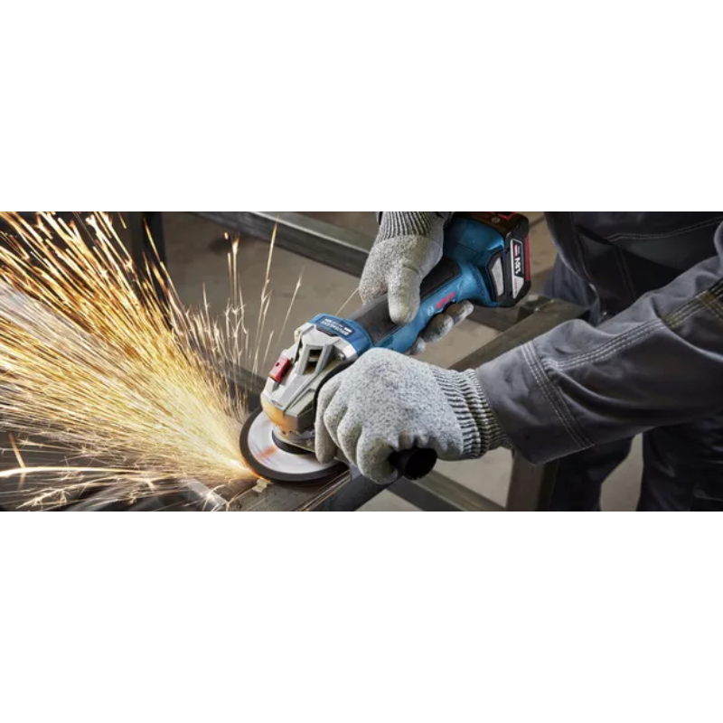 Bosch GWS 18V-8 Professional Cordless Angle Grinder Set, 100MM (4"), 11,000 RPM
