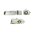 S.H Hasp & Staples - Stainless Steel